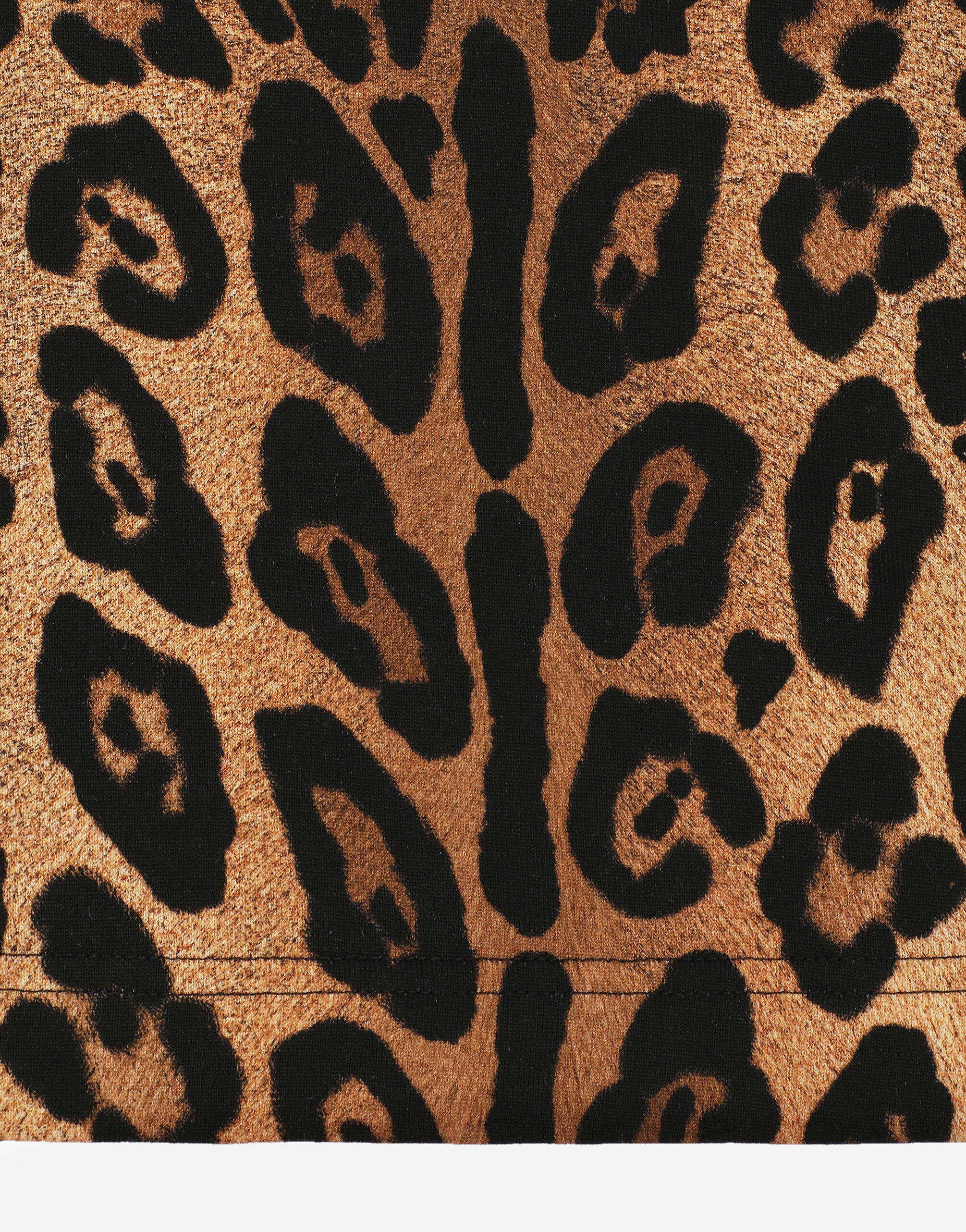 Short-sleeved leopard-print Crespo T-shirt - 4