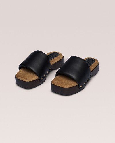 Nanushka STEFFLON - Leather and suede sandals - Black outlook