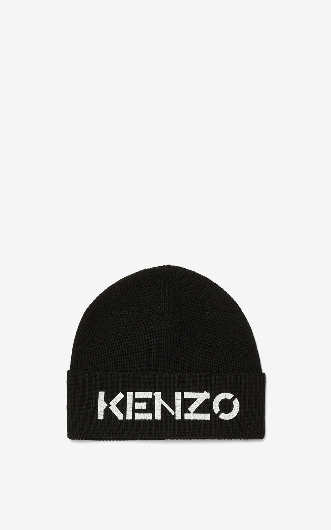 KENZO Logo knit beanie - 1