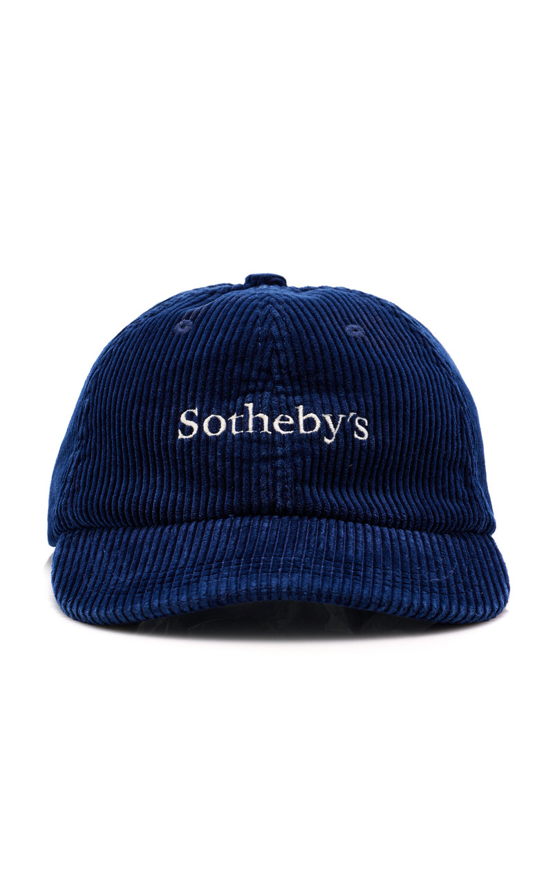 x Sotheby's Corduroy Baseball Cap navy 1