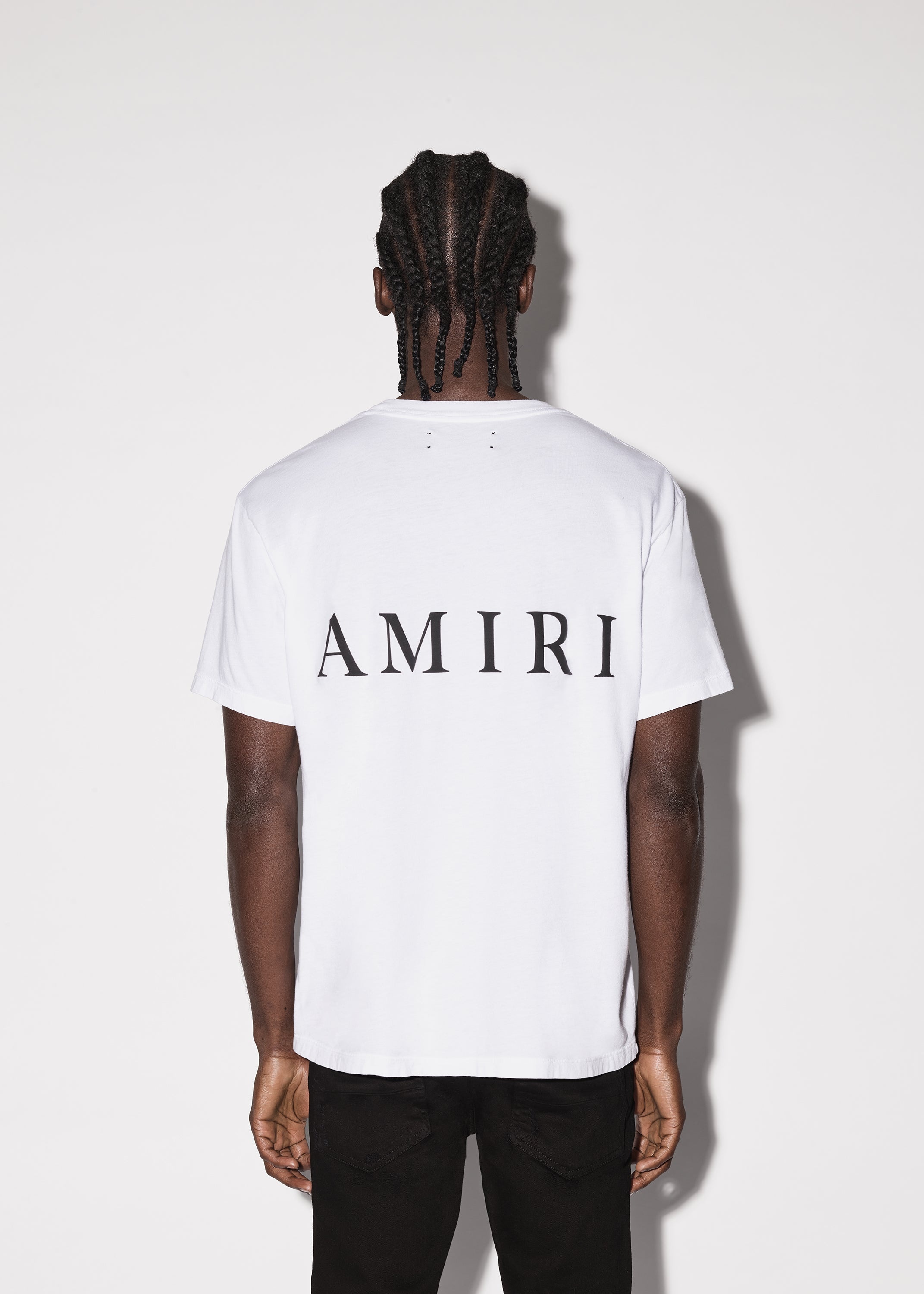 Amiri Logo-print Supima Cotton-jersey T-shirt In White