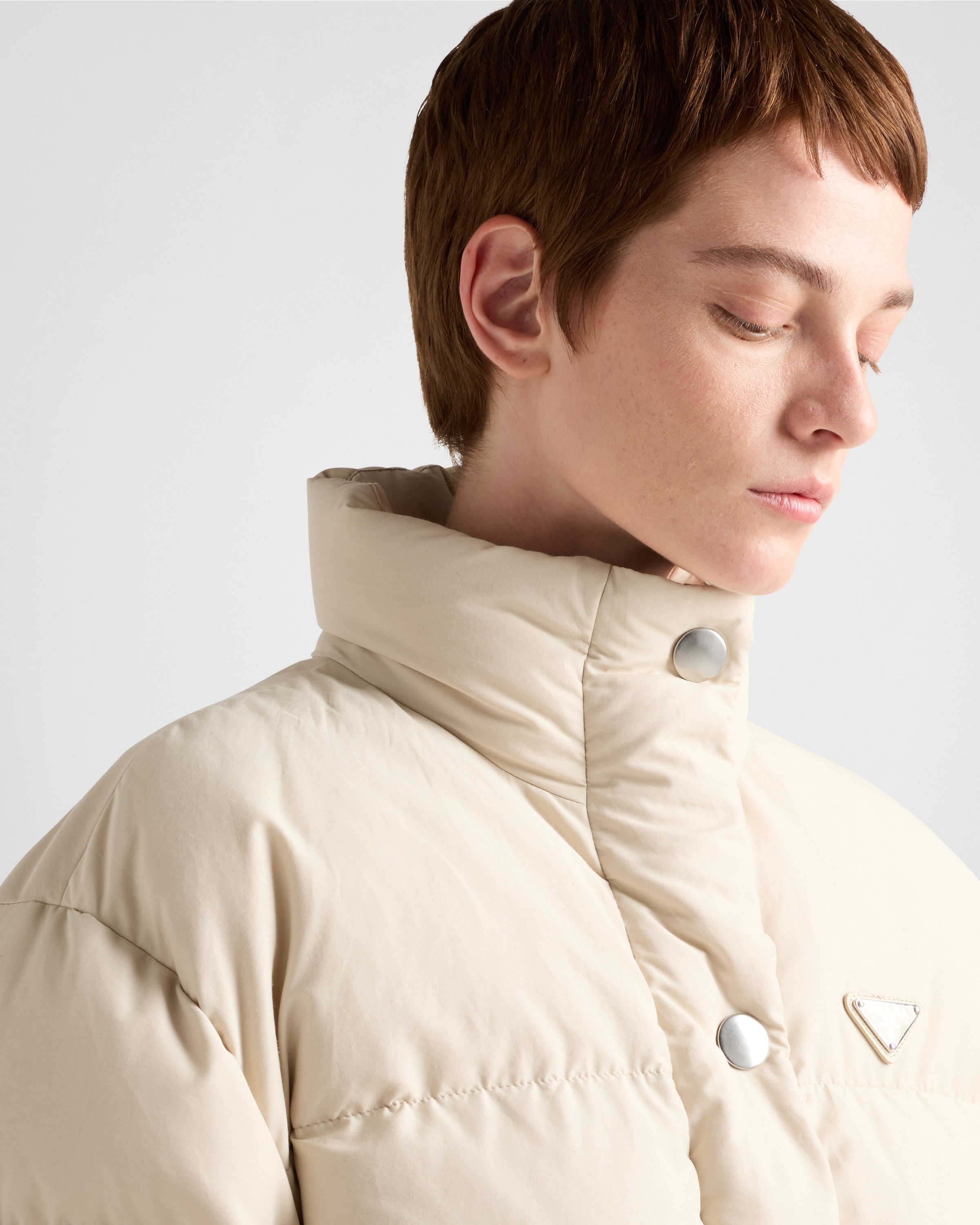Technical fabric down jacket - 4