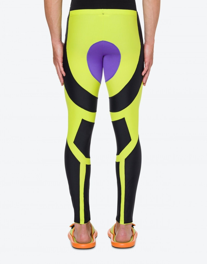 MOSCHINO SURF LOGO LYCRA LEGGINGS 3
