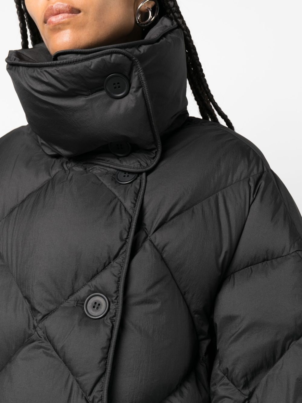 Cozy Queen stand-up collar puffer jacket - 5