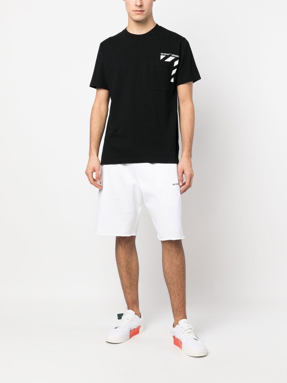 Diag-print T-shirt - 2
