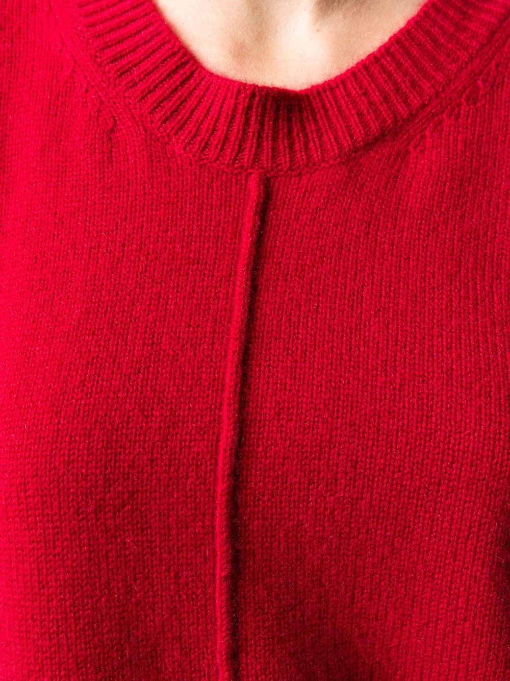 oversized crew-neck jumper - 5