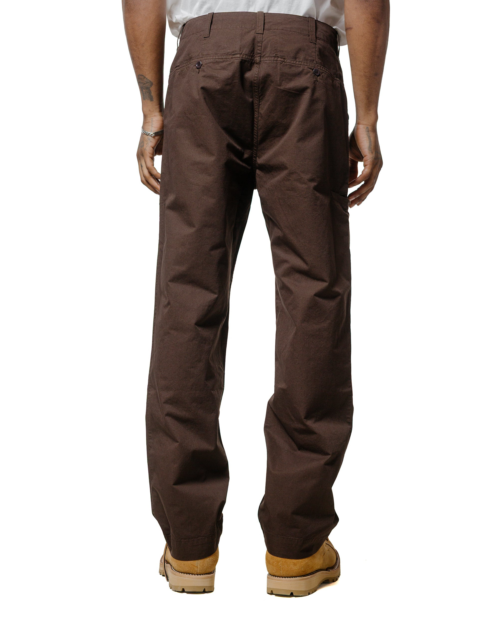 Gorm Relaxed Mineral Dyed Fine Twill Cargo Pants Espresso - 3