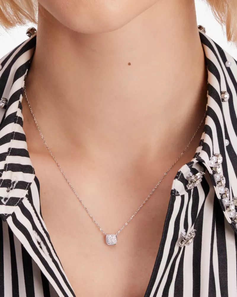 kate spade Kate Spade Fine Time To Shine Pavé Diamond Pendant outlook