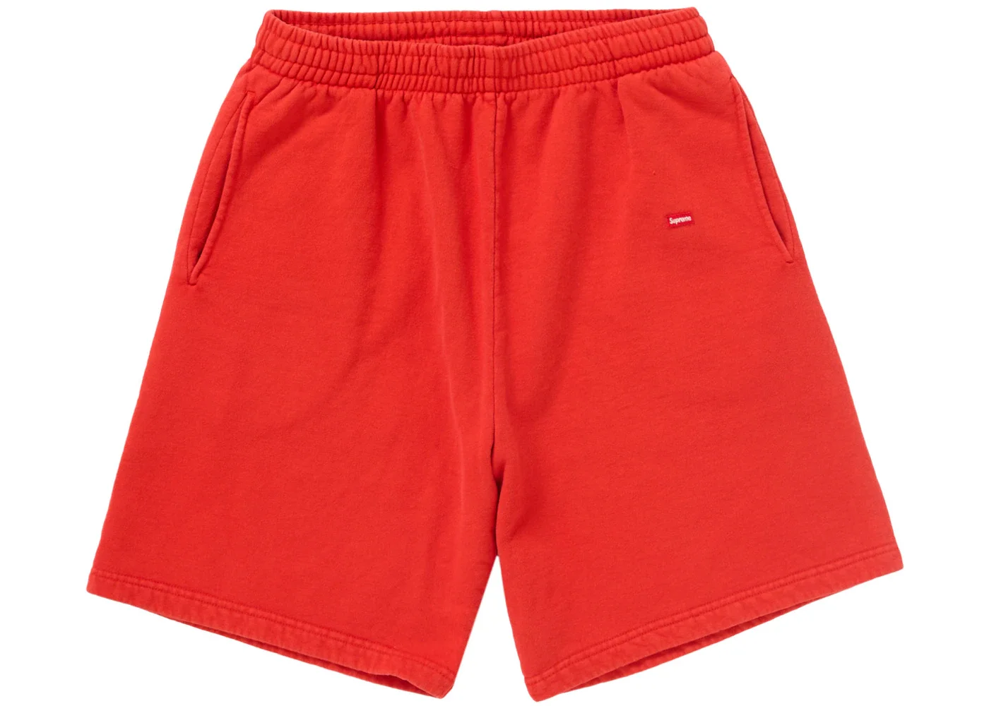 Supreme Overdyed Small Box Sweatshort Red - 1