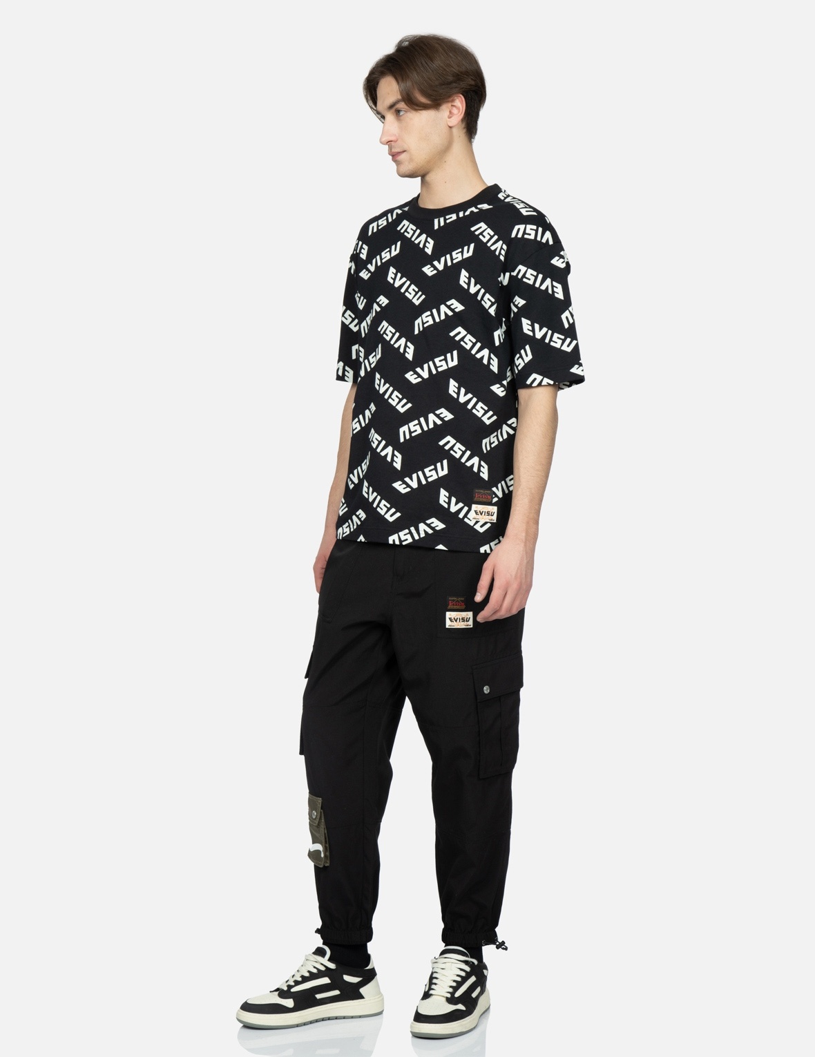 GODHEAD APPLIQUÉ LOOSE FIT JOGGER PANTS - 3