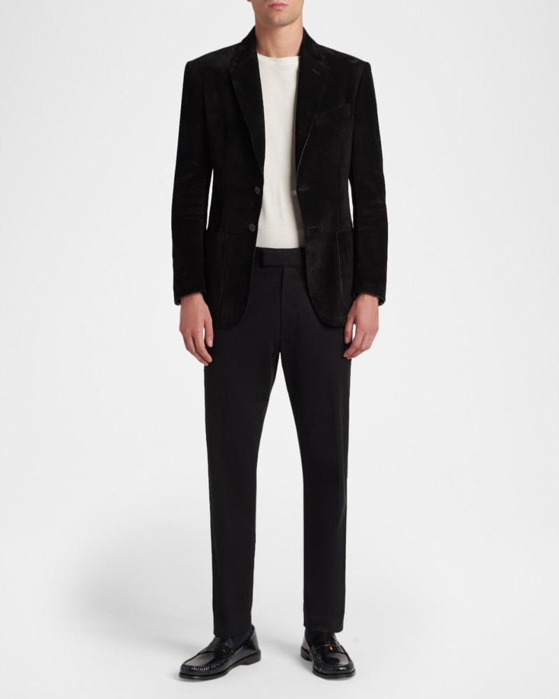 TOM FORD Men & apos;s Suede Single-Breasted Blazer outlook