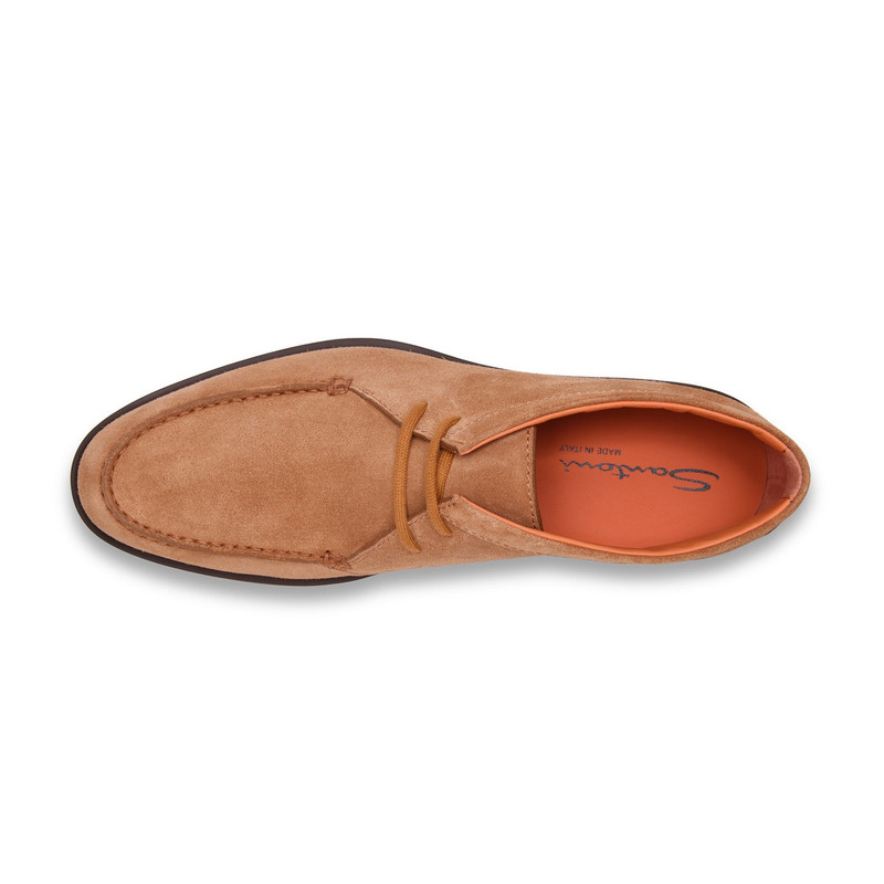 Men's light brown suede desert boot 5