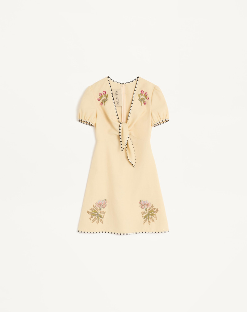 EMBROIDERED SHORT DRESS - 1