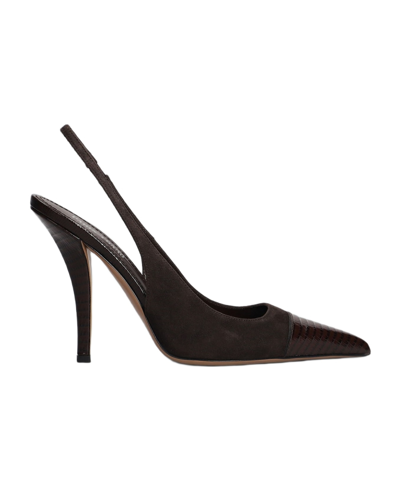 Miranda 105 Pumps In Dark Brown Suede - 1
