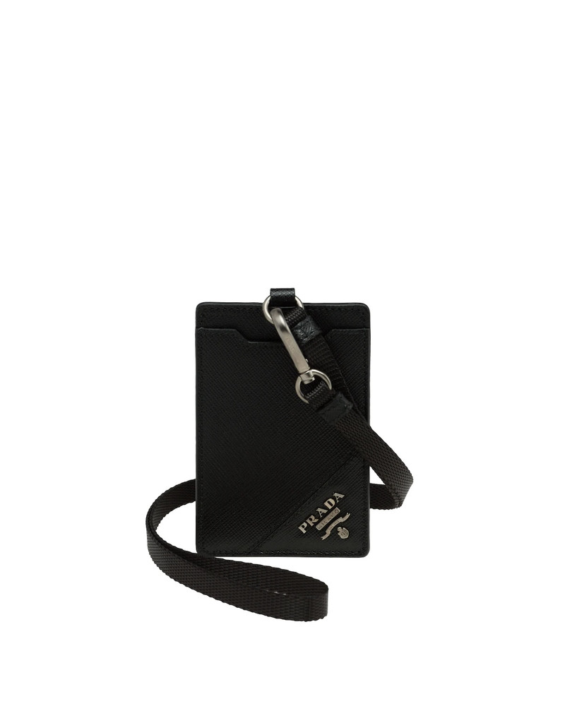 Saffiano Leather Badge Holder 1