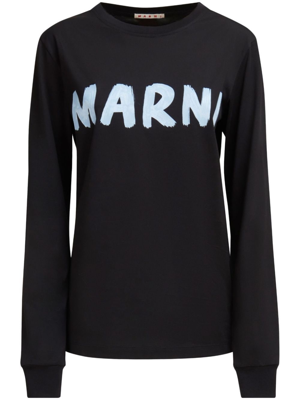 logo print sweatshirt - 1