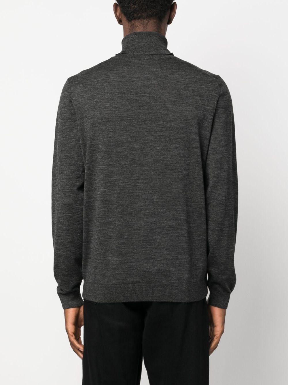 roll-neck virgin wool jumper - 4