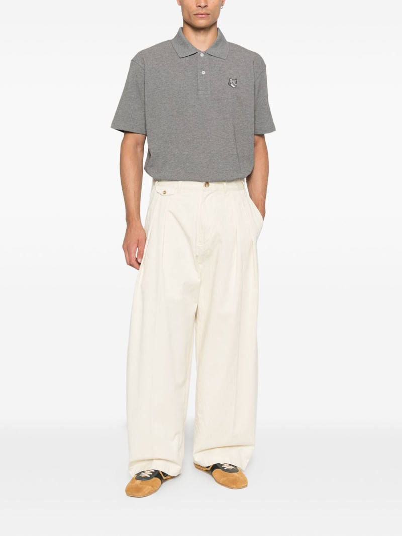 Maison Kitsuné logo-patch polo shirt outlook