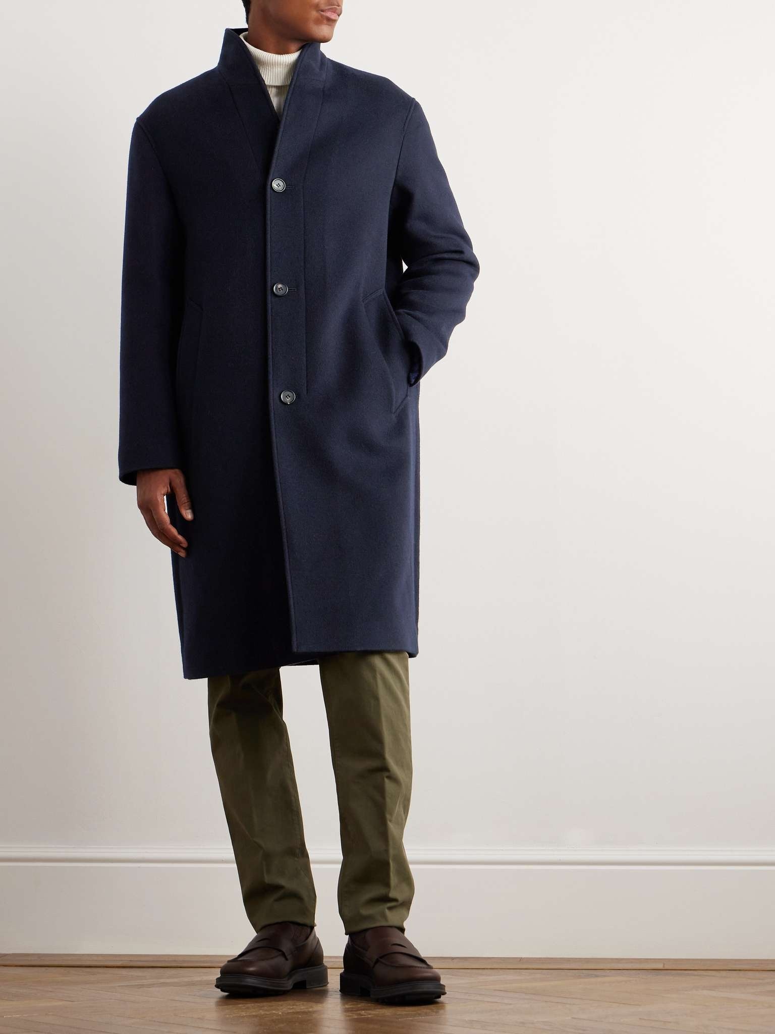 Daito Shawl-Collar Double-Faced Cashmere Coat - 2