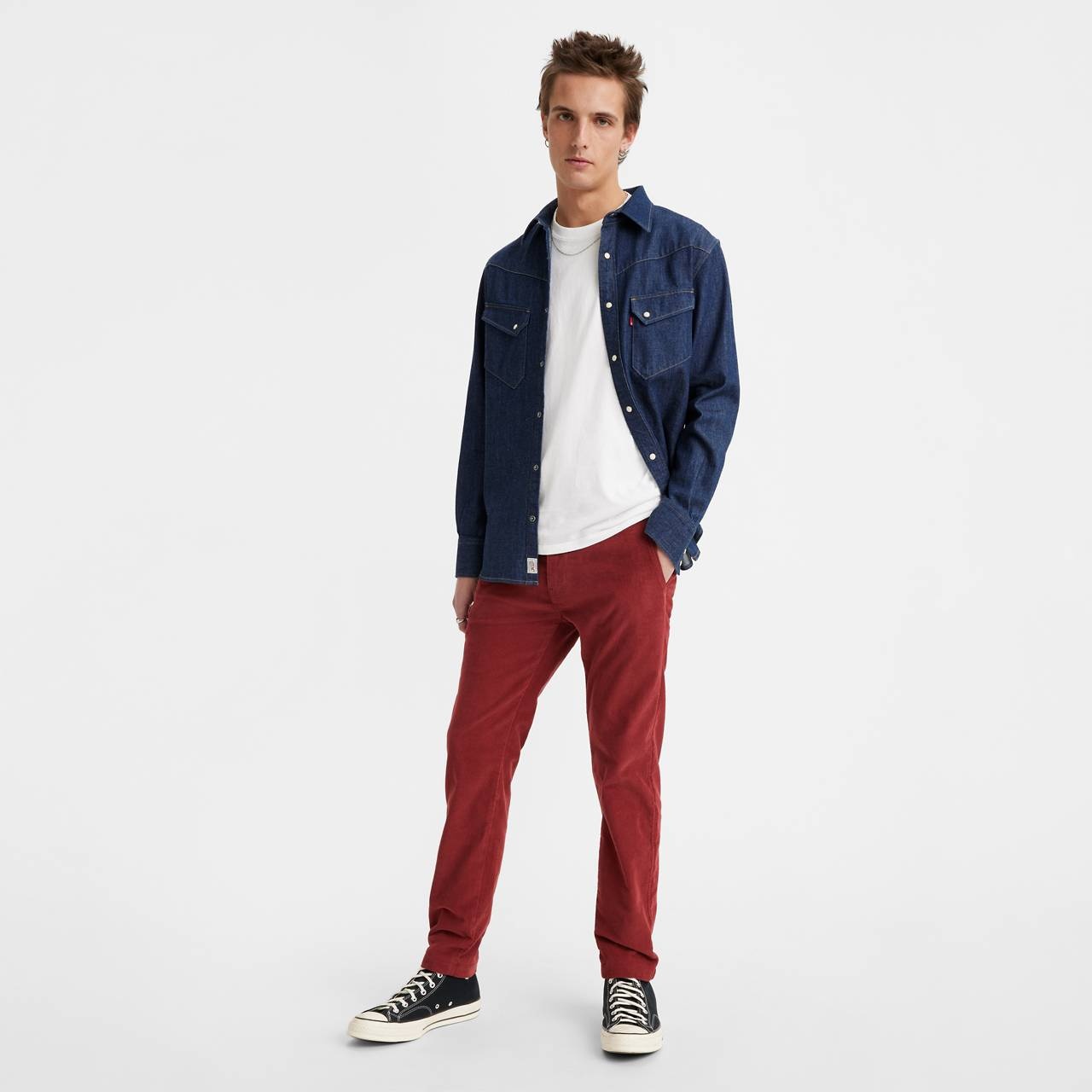 LEVI'S® XX CHINO STANDARD TAPER FIT CORDUROY MEN'S PANTS - 3