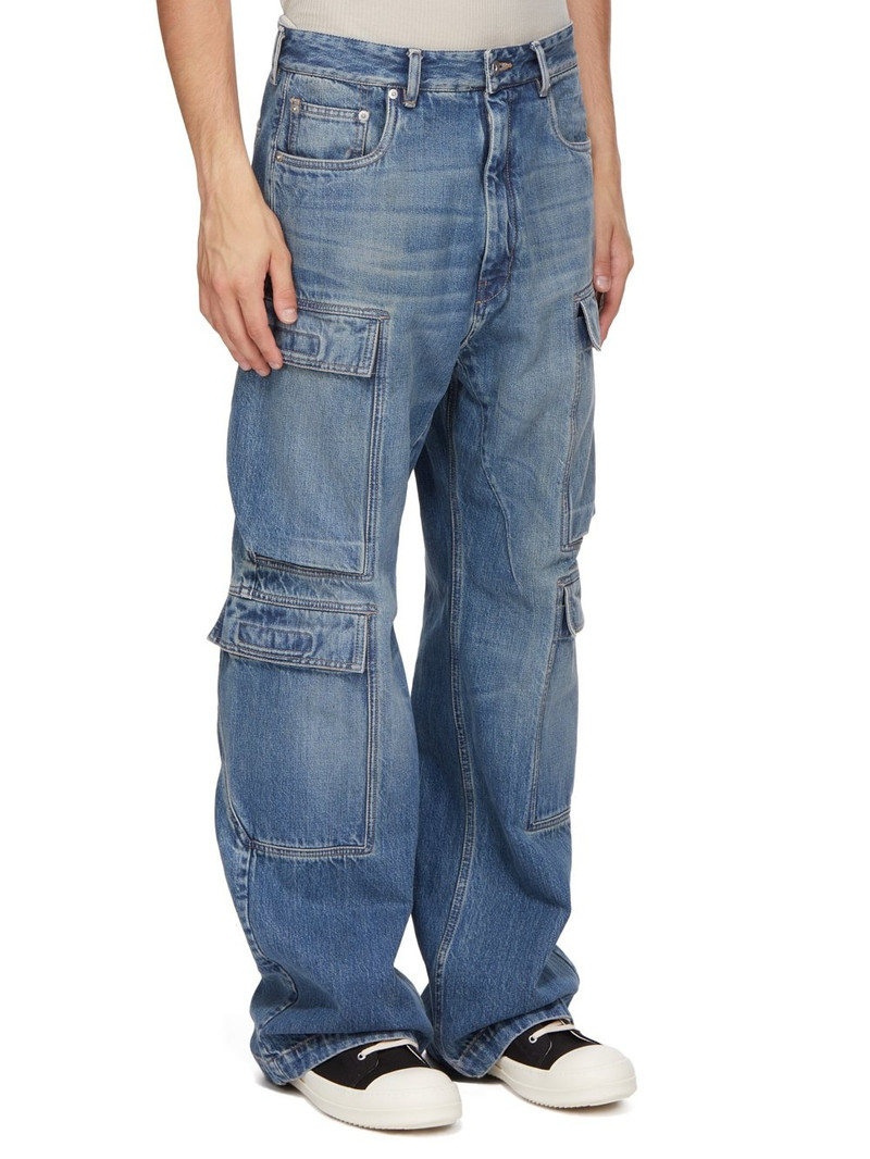 Rick Owens DRKSHDW Wide-Leg Cargo Jeans outlook
