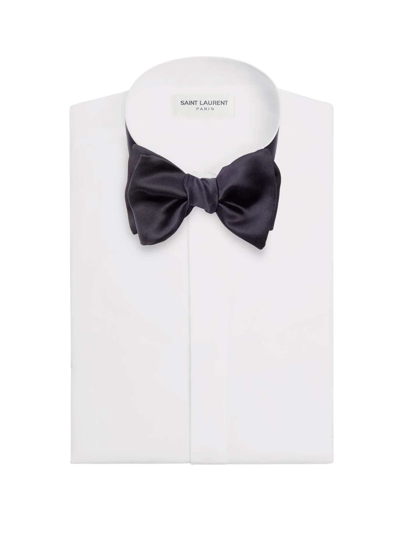 Silk-blend satin bow tie - 2