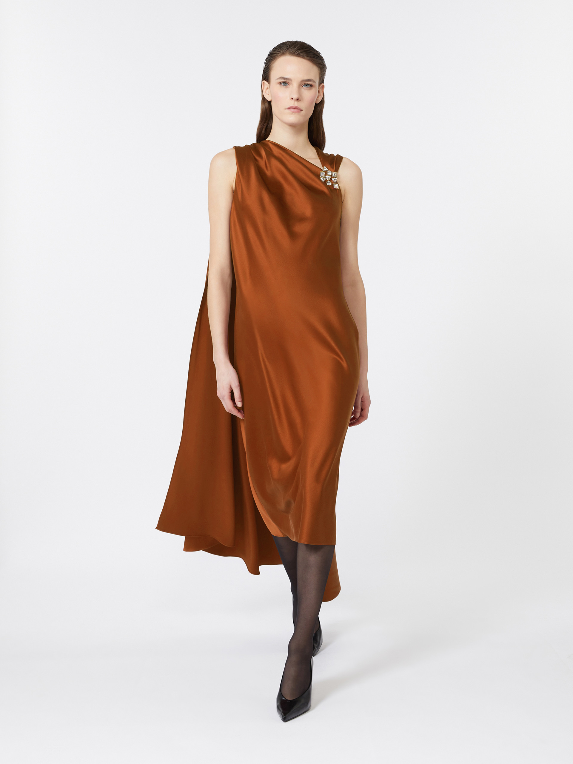 EDOLO Silk satin cocktail dress - 2
