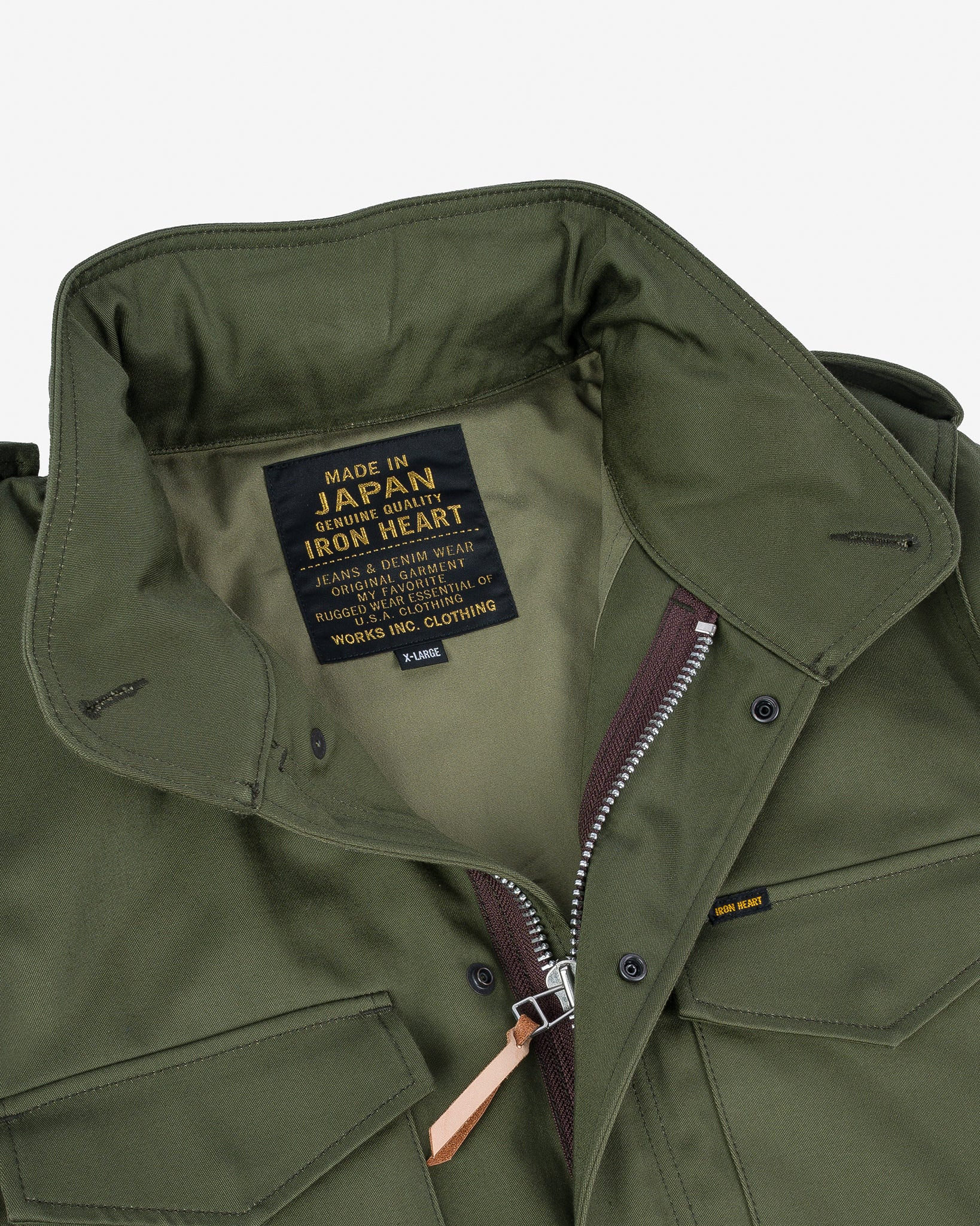 IHM-27-OLV Sateen M65 Field Jacket - Olive - 7