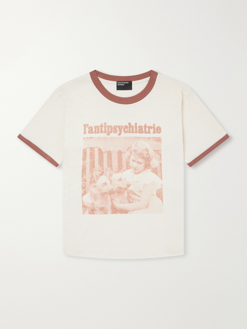 L'Antipsychiatrie Printed Cotton-Jersey T-Shirt 1