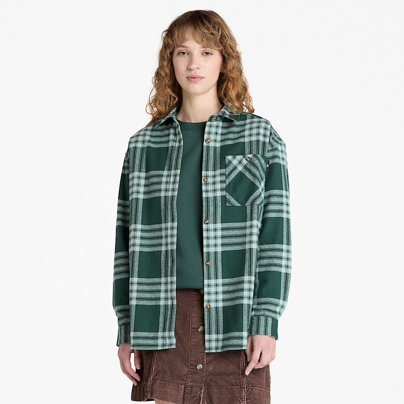 Women's Midweight Flannel Pocket Shirt - 2