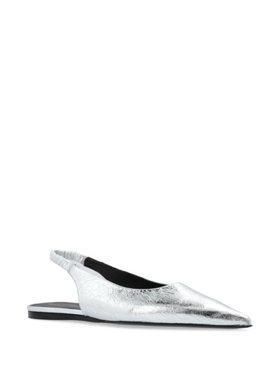 Proenza Schouler pointed-toe leather ballerina shoes outlook