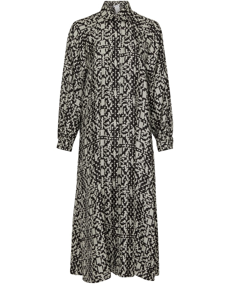 [MAX MARA] アルペ プリント シルク ミディドレス Max Mara Alpe printed midi dress | 24s | REVERSIBLE
