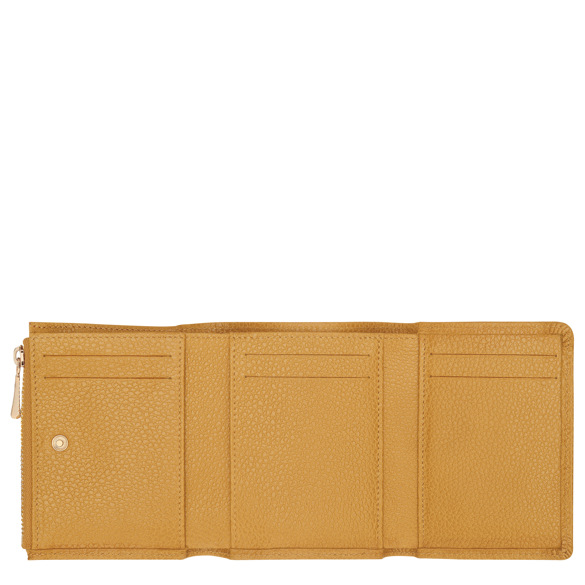 Le Foulonné Compact wallet Nutmeg - Leather - 3