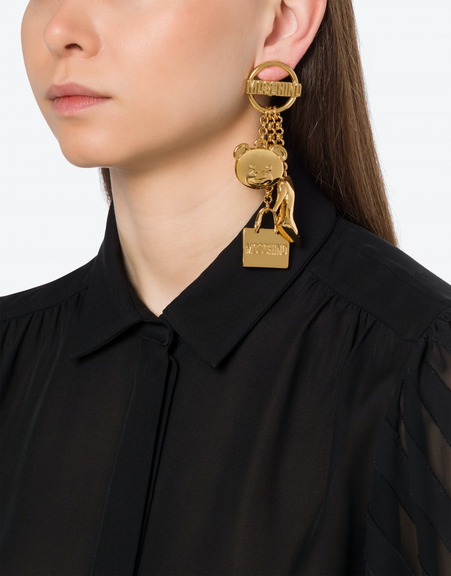 CLIP EARRINGS WITH PENDANT - 4