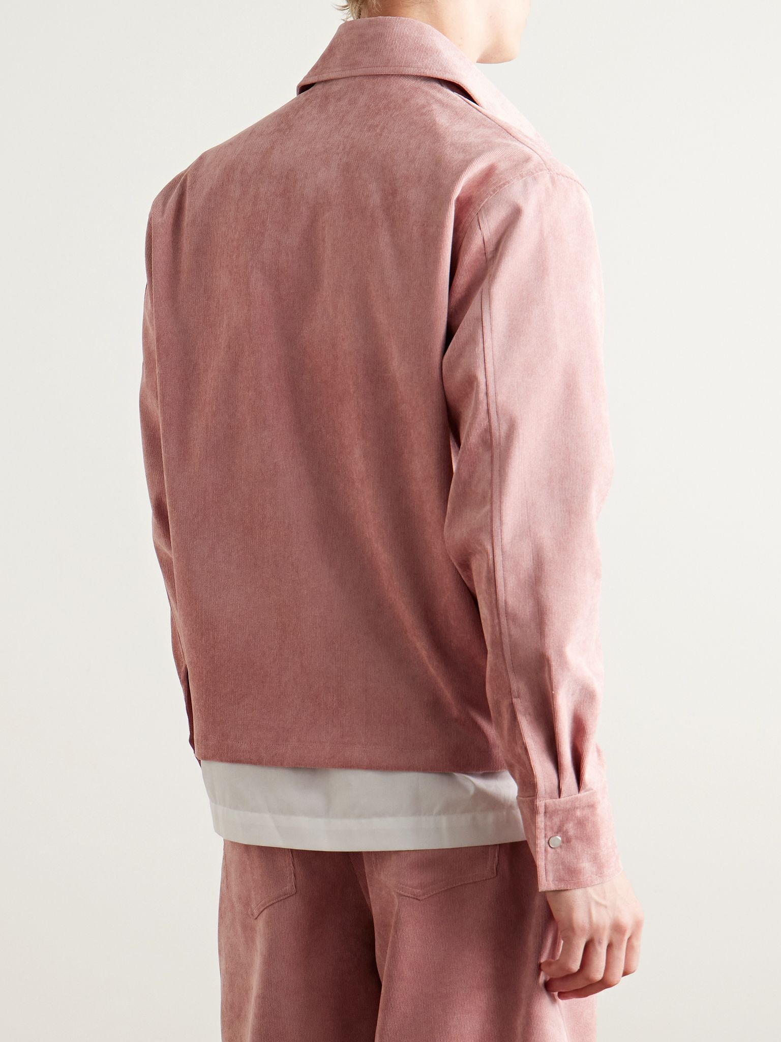 Maurice Corduroy Overshirt Antique rose - 3