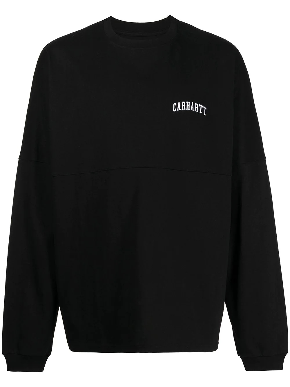 logo print sweatshirt - 1