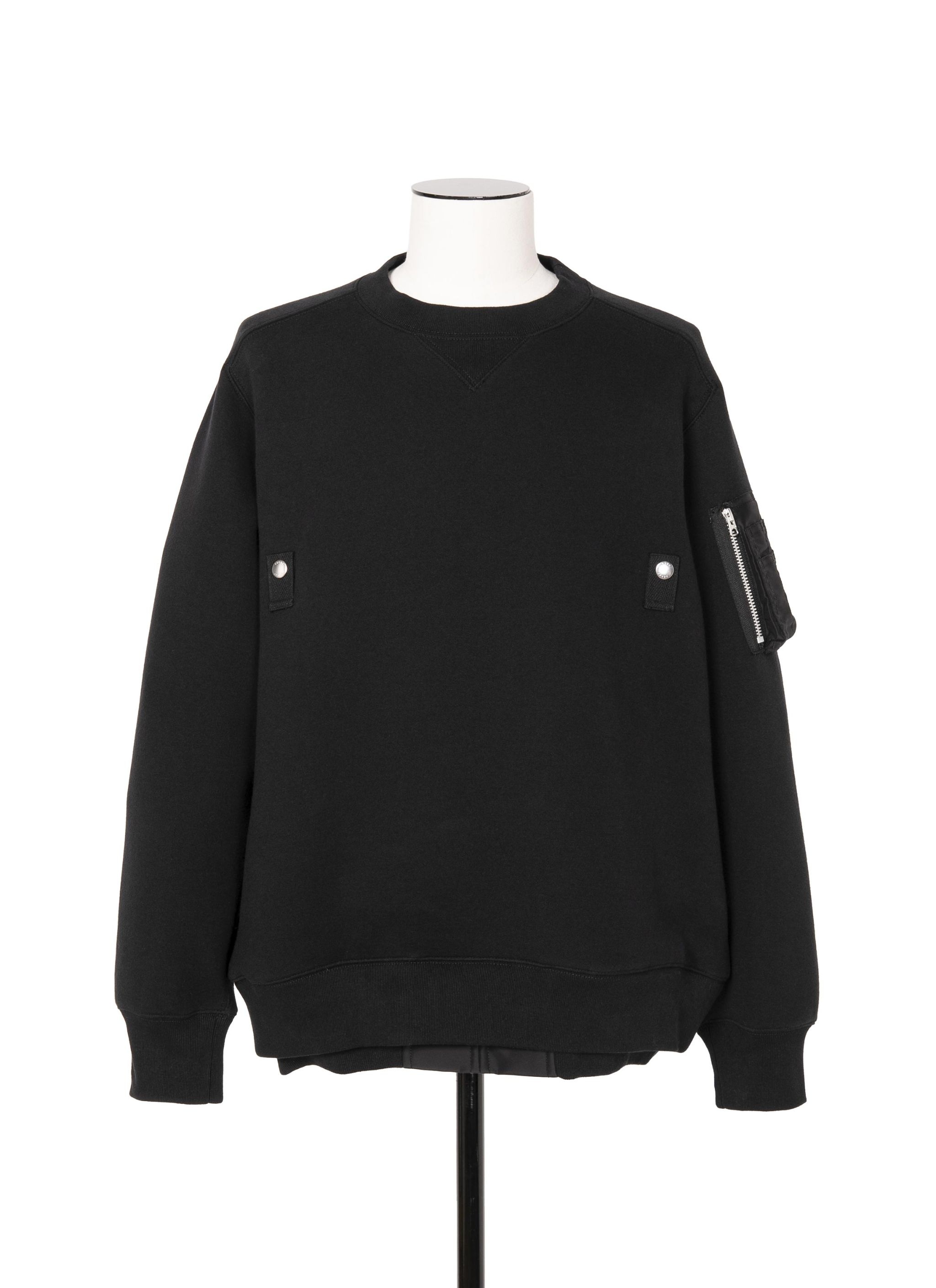 宅配便配送 sacai Sponge Sweat x Nylon Twill Pullover | REVERSIBLE トップス