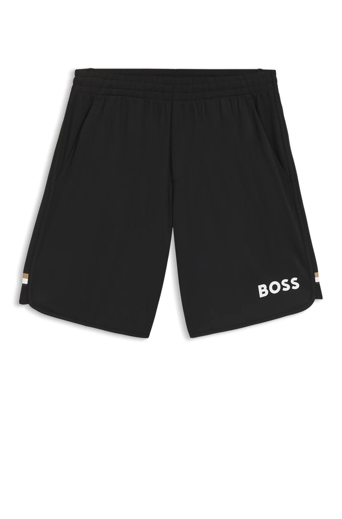 STRETCH-JERSEY LOGO SHORTS WITH HIDDEN DRAWSTRING - 1
