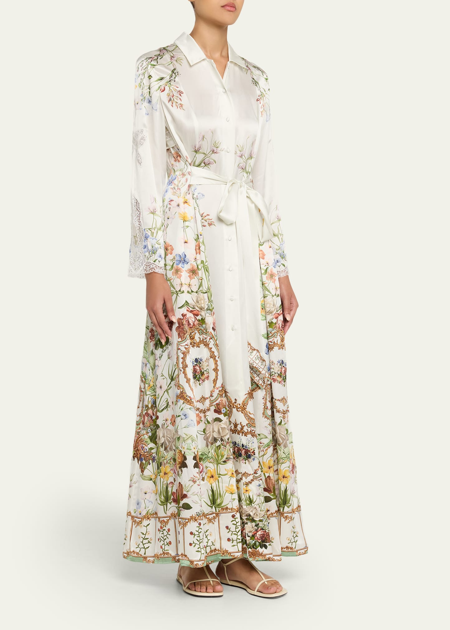 Dressing Room Drama Printed Trench Shirtdress - 4