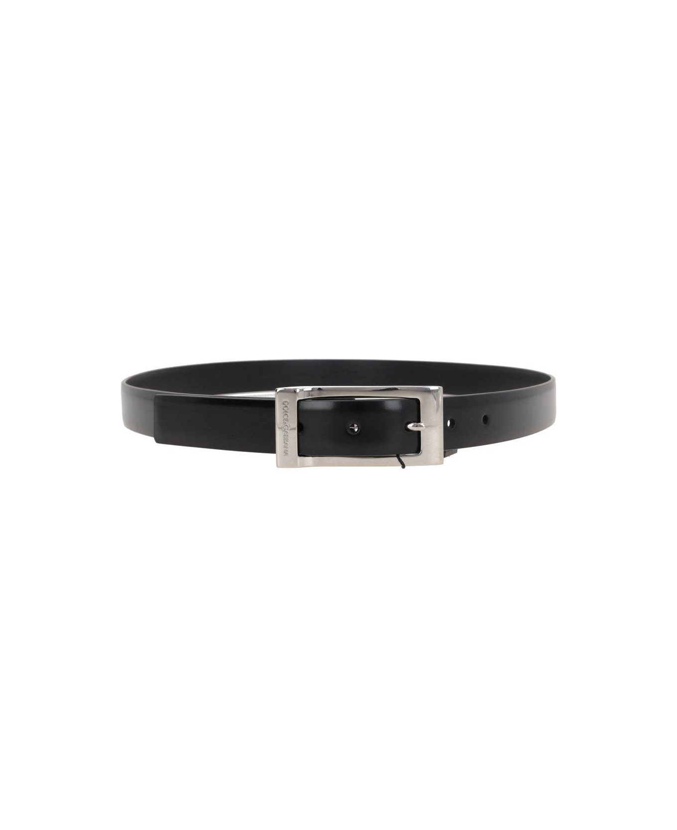 Logo Engraved Buckle Belt - 1