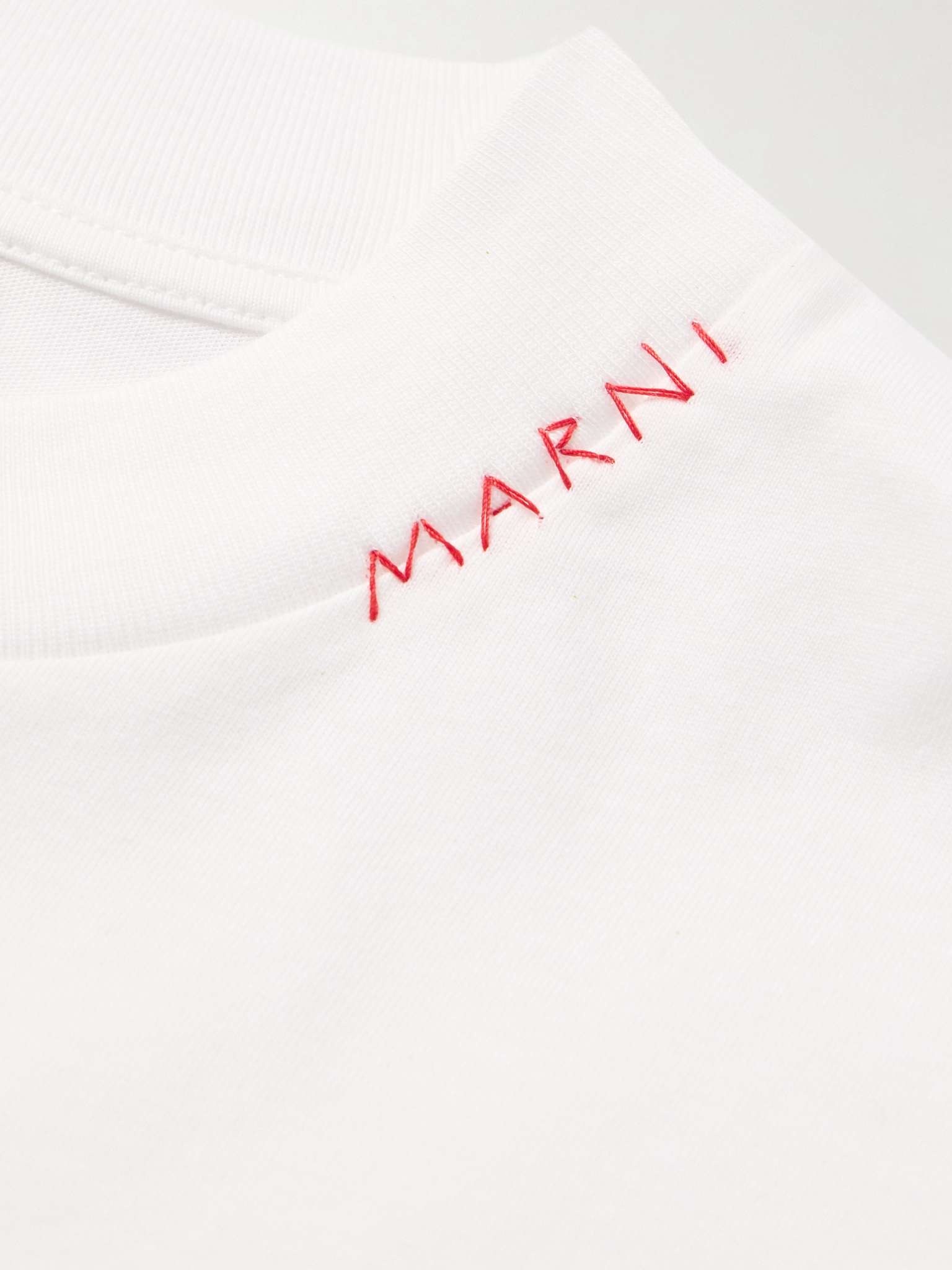 Three-Pack Logo-Embroidered Cotton-Jersey T-Shirts - 5