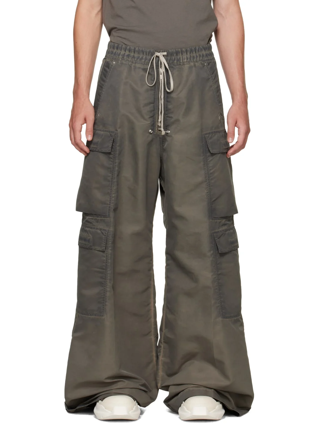 Taupe Tower Double Cargo Jumbo Belas Pants - 1
