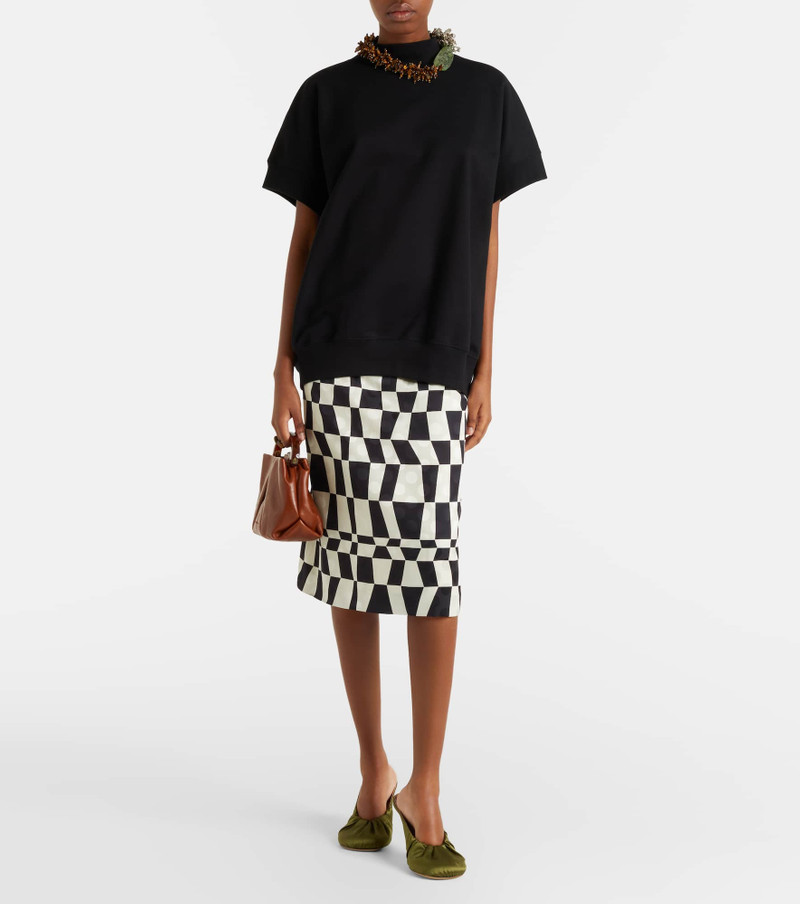 Dries Van Noten Printed pencil skirt outlook
