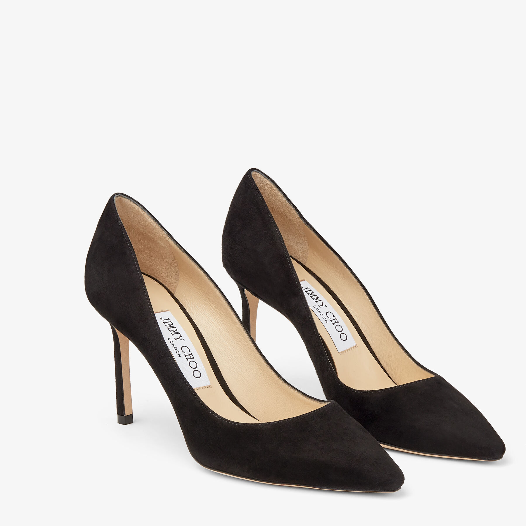 Romy 85
Black Suede Pointed Pumps - 2
