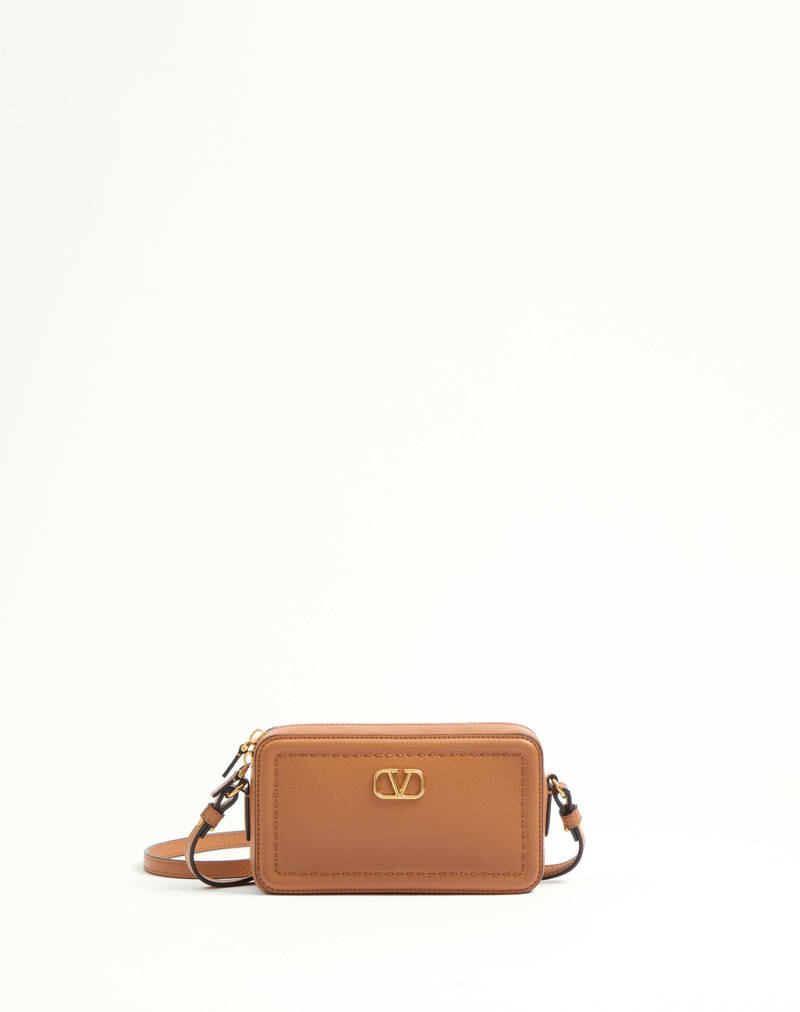 VALENTINO GARAVANI ALLTIME MINI SHOULDER BAG IN GRAINY CALFSKIN 1