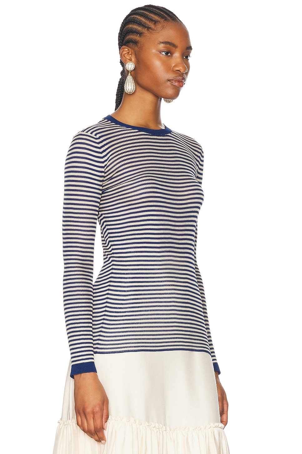 Striped Long Sleeve Top - 2