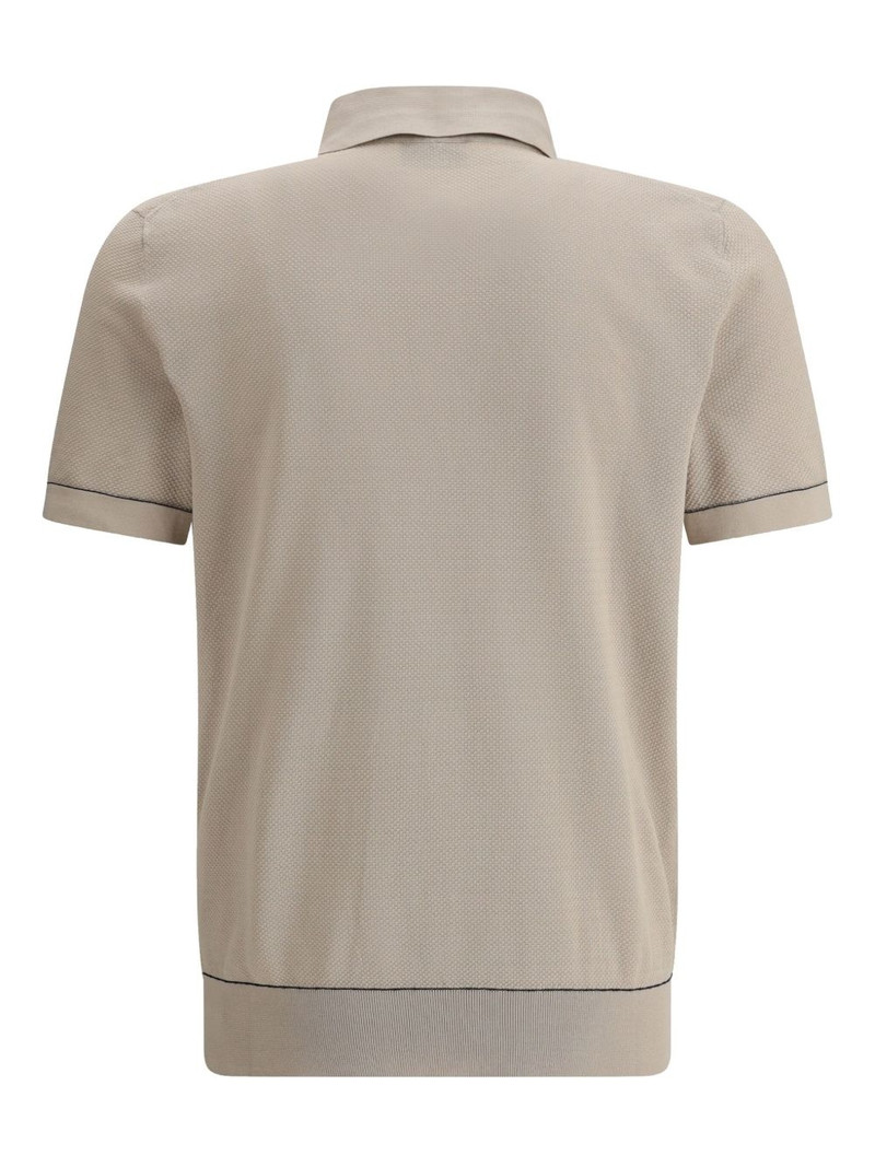 Brioni cotton polo shirt outlook