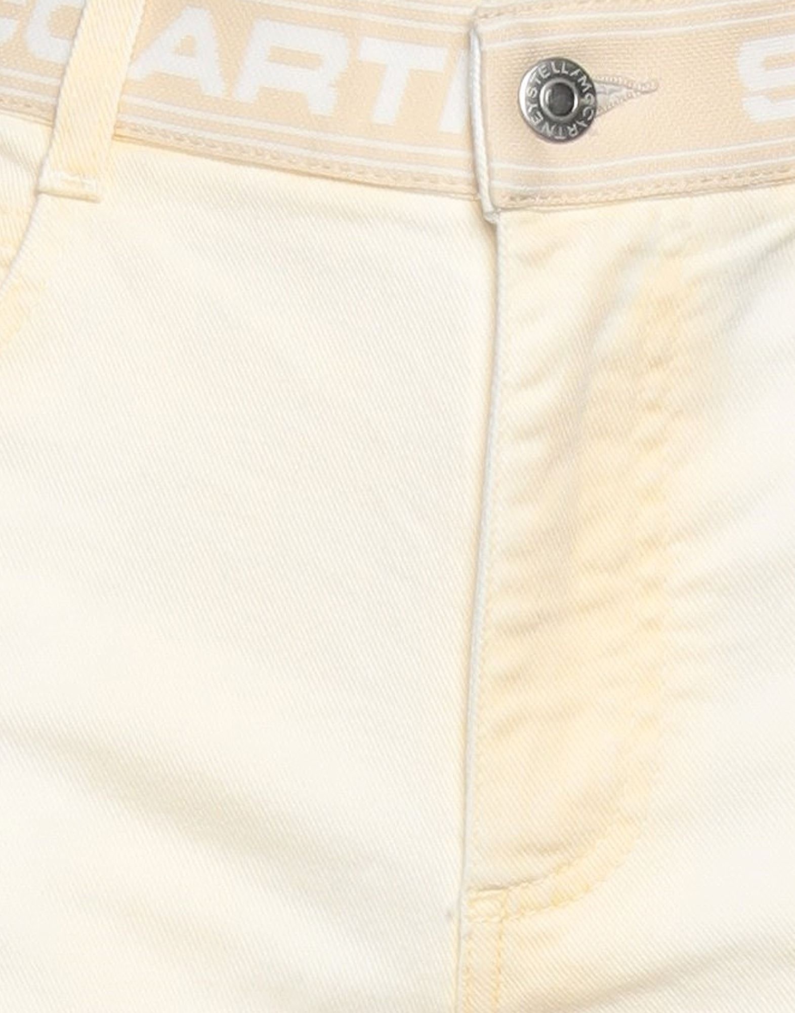 Light yellow Women's Denim Shorts - 4