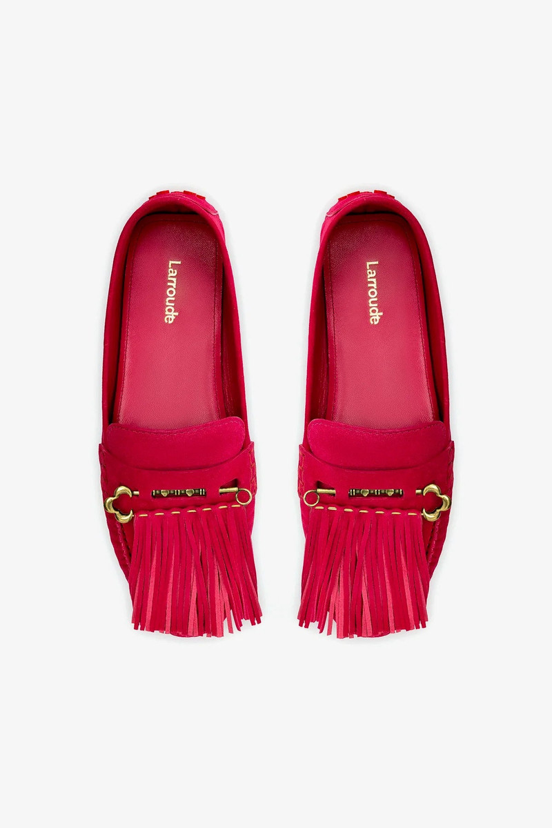 Joy Mocassin In Pink Suede 4