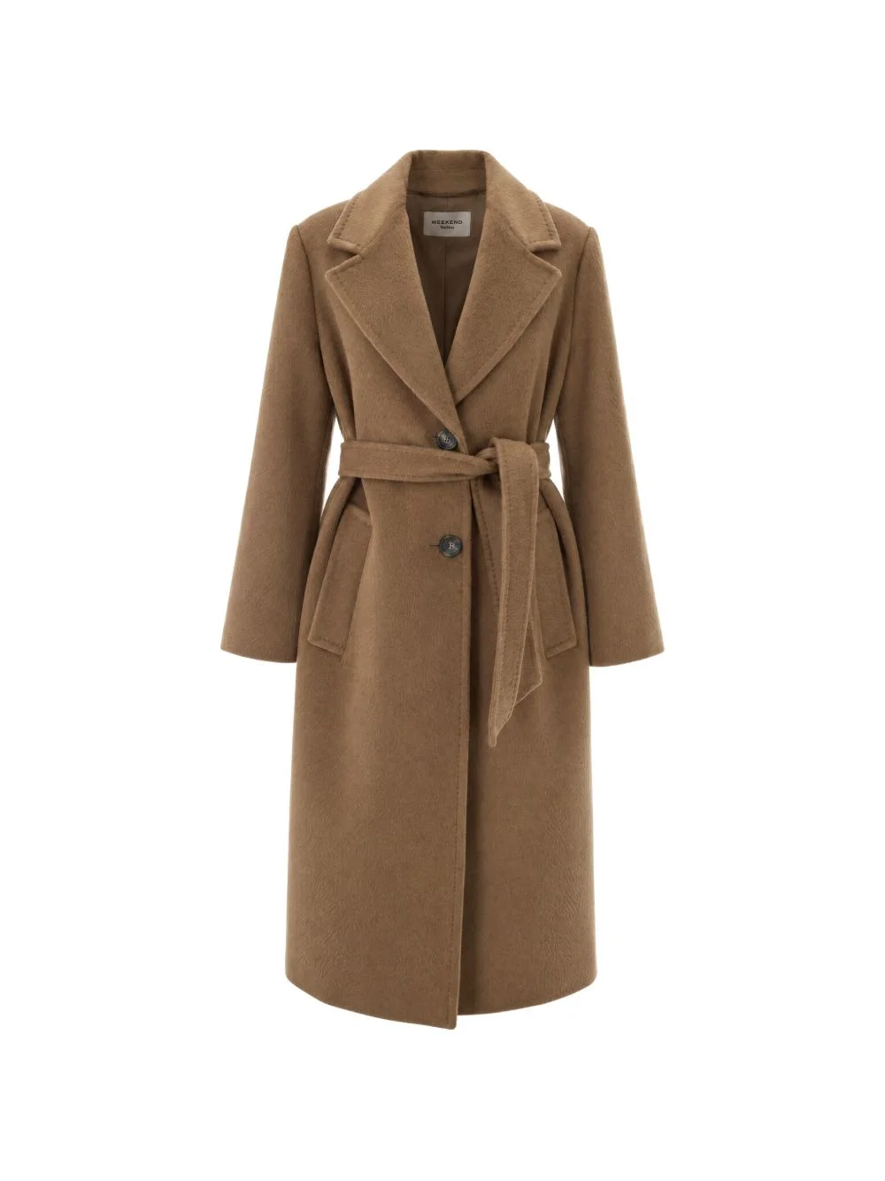 wool and alpaca teddy long coat - 1